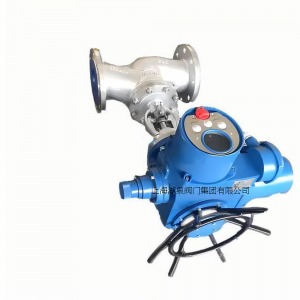 電動截止閥J941H-64  DN150（耐磨、耐高溫、